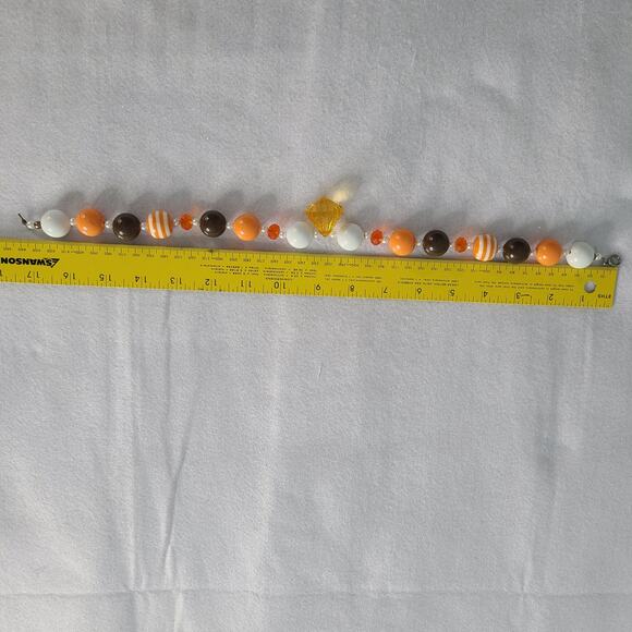 Bubblegum Halloween Fall Autumn Necklace Pendant *KIDS SIZE* 17" - Picture 3 of 5